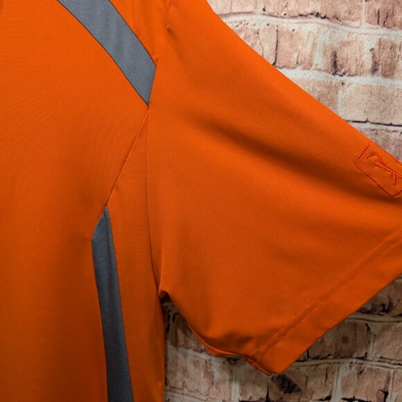 PGA Tour Motionflux 360 Orange/Gray Polo Size Large - Picture 6 of 13